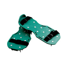 Lawn Aerator Sandals, Garden Grass Aerator Spiked Sandals Green Studded Shoes for Yard Patio Garden Excavation - Justgrabit Inc.