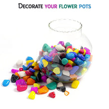 Decorative Stones and Pebbles for Garden, Vase Fillers Multicolor. - Justgrabit Inc.