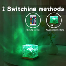 Ocean Wave Projector Lamp, 3D Water Wave LED Night Light, Water Ripple Night Lamp With Remote - justgrabit.in | Just Grab It