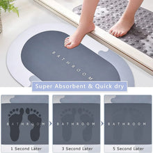 SUPER ABSORBENT FLOOR MAT, BATH MAT, SOFT CARPET, SLIP - RESISTANT BATHING ROOM RUG FLOOR DOOR MAT, INSTANT DRYING MAT, BATHROOM RUG, ABSORBENT BATH MAT - justgrabit.in | Just Grab It