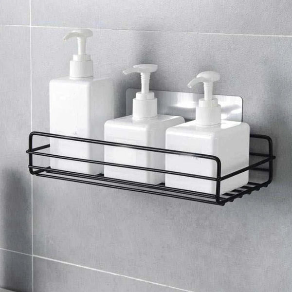Multipurpose Wall Mount Metal Bathroom Shelf and Rack for Home and Kitchen. - Justgrabit Inc.