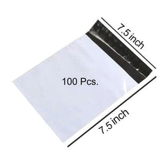 Tamper Proof Courier Bags (7_5X7_5 inch) Pack of 100Pcs - Justgrabit Inc.