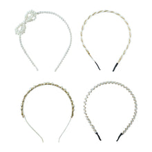 Premium Pearl & Beaded Designer Hair Band (1 Pc, Mix Design) - justgrabit.in | Just Grab It