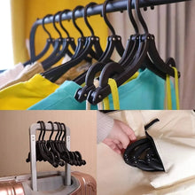 10 Pcs Portable Folding Clothes Hanger Creative Travel Easy to Carry Clothes Hanger for Adults and Children - justgrabit.in | Just Grab It