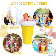 Smoothies Maker Cup, Magic Quick Frozen Smoothies Cup Cooling Cup Double Layer Squeeze Cup Slushy Maker (1 Pc) - Justgrabit Inc.
