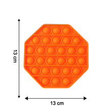 Premium Hexagon Shape Silicone Pop It Fidget Toy (1 Pc) - justgrabit.in | Just Grab It