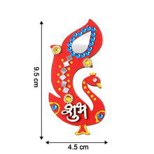 Decorative Wooden Shubh Labh Wall Hanging (2 Pc) - Justgrabit Inc.