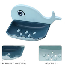 Fish Shape Wall - Mounted Double Layer Soap Holder for Bathroom & Kitchen - justgrabit.in | Just Grab It