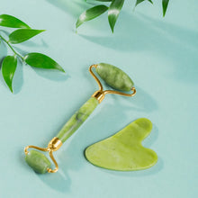 Jade Roller & Gua Sha Set – Natural Face Massager for Anti - Aging, Glowing Skin & Face Shaping (1 Pc) - Justgrabit Inc.