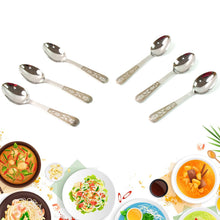 Stainless Steel Table Spoons Set of 6 - justgrabit.in | Just Grab It