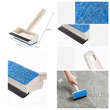2 - in - 1 Glass Wiper & Brush – Double - Sided Cleaner for Mirrors, Tiles & Windows - justgrabit.in | Just Grab It