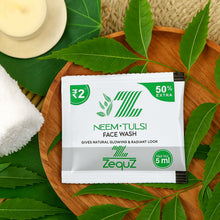 Zequz Neem & Tulsi Herbal Face Wash Sachet (5 ML / 1 Pc) - justgrabit.in | Just Grab It