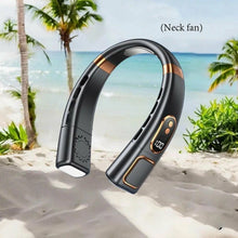 Premium USB Rechargeable Fashion Neck Fan with Digital Display (1 Pc) - justgrabit.in | Just Grab It
