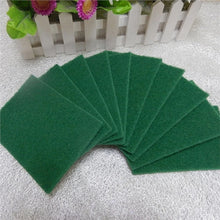 Scrub Sponge Cleaning Pads Aqua Green 10PCS - Justgrabit Inc.