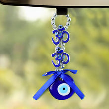 Decorative Double OM Symbol Evil Eye Hanging (1 Pc) - justgrabit.in | Just Grab It