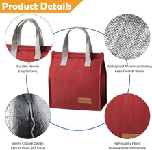 Large - Capacity Lunchbox Bag, Portable Lunch Bag, Insulation Bag (1 Pc) - Justgrabit Inc.