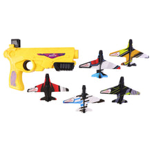 Air Battle Plane Launcher Gun Toy for Kids – Foam Glider Set (1 Set) - justgrabit.in | Just Grab It