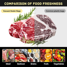 Heavy - Duty Vacuum Sealer Food Bags (24×16 cm, Pack of 50) - justgrabit.in | Just Grab It