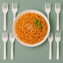 Compostable Bagasse Fork – 10 Pcs Pack - justgrabit.in | Just Grab It