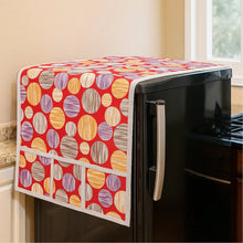 Refrigerator Top Cover with Side Pockets (100x60 Cm / 1 Pc) - justgrabit.in | Just Grab It