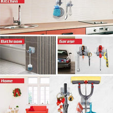 Wall Mounted Mop and Broom Holder Clip (1 Pc) - justgrabit.in | Just Grab It