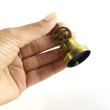 Om Symbol Temple Bell Metal Keychain (1 Pc) - justgrabit.in | Just Grab It