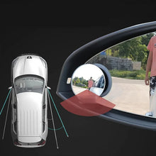 Car Blind - Spot Side Mirror Silver Frame - (2 Pc / Set) - justgrabit.in | Just Grab It