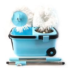 360° Spin Mop with Super Absorbent Microfiber Heads (1 Set) - Justgrabit Inc.