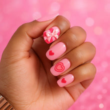 Premium Artificial False Nail Set with Mix Design fake nails - (Set) - justgrabit.in | Just Grab It