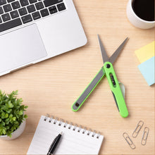 Pen Cut Compact Scissors in Pen Format, Pen - Style Portable Travel Scissors (1 Pc) - justgrabit.in | Just Grab It