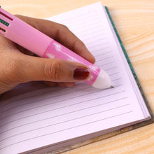 Cute Character Design 10 - in - 1 Multicolor Ball Pen (1 Pc) - justgrabit.in | Just Grab It