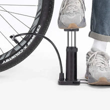 Compact Mini Foot - Operated Air Pump with Hose & Locking Valve Head - justgrabit.in | Just Grab It