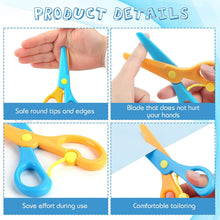 Child - Safe Plastic Safety Scissors for Kids (1 Pc) - justgrabit.in | Just Grab It