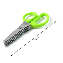 Premium 5 - Blade Multipurpose Kitchen Scissors with Cleaning Comb - justgrabit.in | Just Grab It