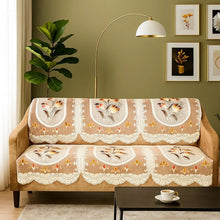 Elegant Floral Sofa Protector Runner - (Set / 132x28 Inch) - justgrabit.in | Just Grab It