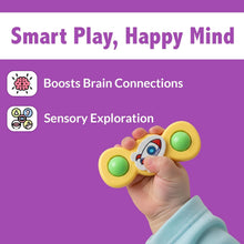 Colour Baby Spinner Toy Set – Suction Cup Sensory Spin Toys (3 Pc Set) - justgrabit.in | Just Grab It