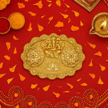 Ganesh Embossed Roli–Chawal Kumkum Chopra - (1 Pc) - justgrabit.in | Just Grab It