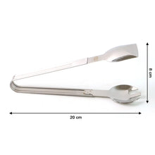 Stainless Steel Multipurpose Serving Tong – 2 - in - 1 Pasta & Salad Tong (1 Pc) - Justgrabit Inc.