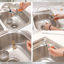 Flexible Spring Drain Cleaning Tool with Hand Grip (1 Pc / 90 Cm) - justgrabit.in | Just Grab It