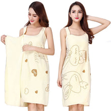 Soft & Absorbent Microfiber Bath Towel Wrap with Shoulder Straps (1 Pc) - justgrabit.in | Just Grab It