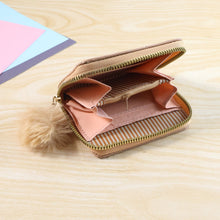 Stylish Kids Wallet with Soft Fur Zip Puller (1 Pc) - justgrabit.in | Just Grab It
