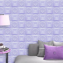 Wallpaper 3D Foam Wallpaper Sticker Panels (70 x 70 Cm / 1 Pc) - justgrabit.in | Just Grab It