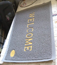 Welcome Door Mat for Home Entrance Outdoor Mat Anti Slip Heavy Duty and Waterproof | Easy to Clean for Entry For Bedroom, Living Room (23x15 Inch) - Justgrabit Inc.
