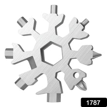 Durable & Portable 18 in 1 Snowflake Multi - Tool, Snowflake Bottle Opener Flat Phillips Screwdriver Kit Wrench - justgrabit.in | Just Grab It