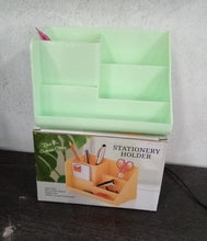 Stationery Holder Desk Organizer Space Saver Pen Stand Multi Compartments Holder - justgrabit.in | Just Grab It