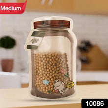 Plastic Transparent Medium Jar Shaped Pouch With Zipper (1 Pc) - Justgrabit Inc.