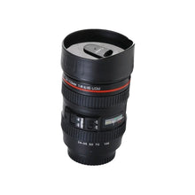 Camera Lens Shaped Coffee Mug Flask With Lid - Justgrabit Inc.