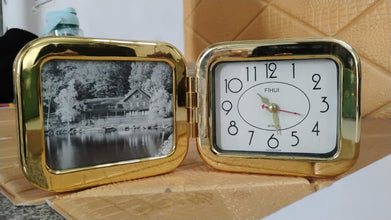 Portable Foldable Desk Clock – Space - Saving and Stylish (1 Pc) - justgrabit.in | Just Grab It