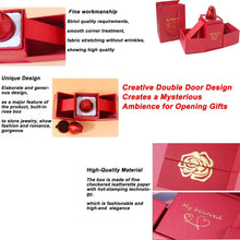 Christmas Gifts for Women Rose Ring Box Jewellery Box - justgrabit.in | Just Grab It
