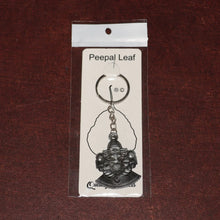 Lord Ganesha Sitting Design Silver Keychain (1 Pc) - justgrabit.in | Just Grab It